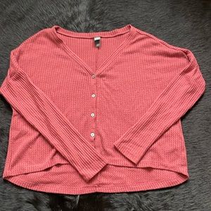 Wild fable waffle knit long sleeve